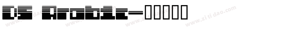 DS Arabic字体转换